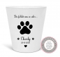 Preview: zauberhafter Blumentopf Pfote Trauer Hund Katze, Geschenk, Abschied, Urne Mitbringsel....von Lüttentüddel®